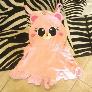 Miss Candyholic corduroy shorts romper size XL New oversized